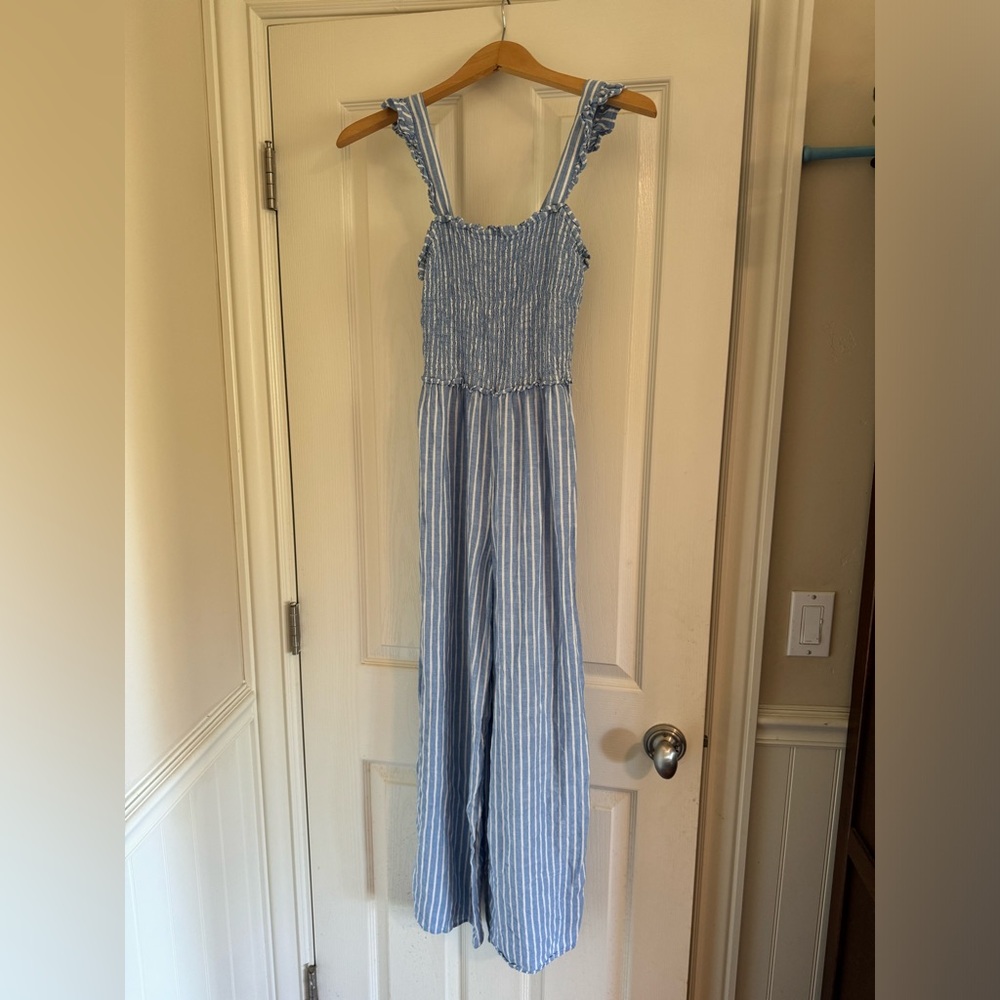 H&M Pinstripe Jumpsuit